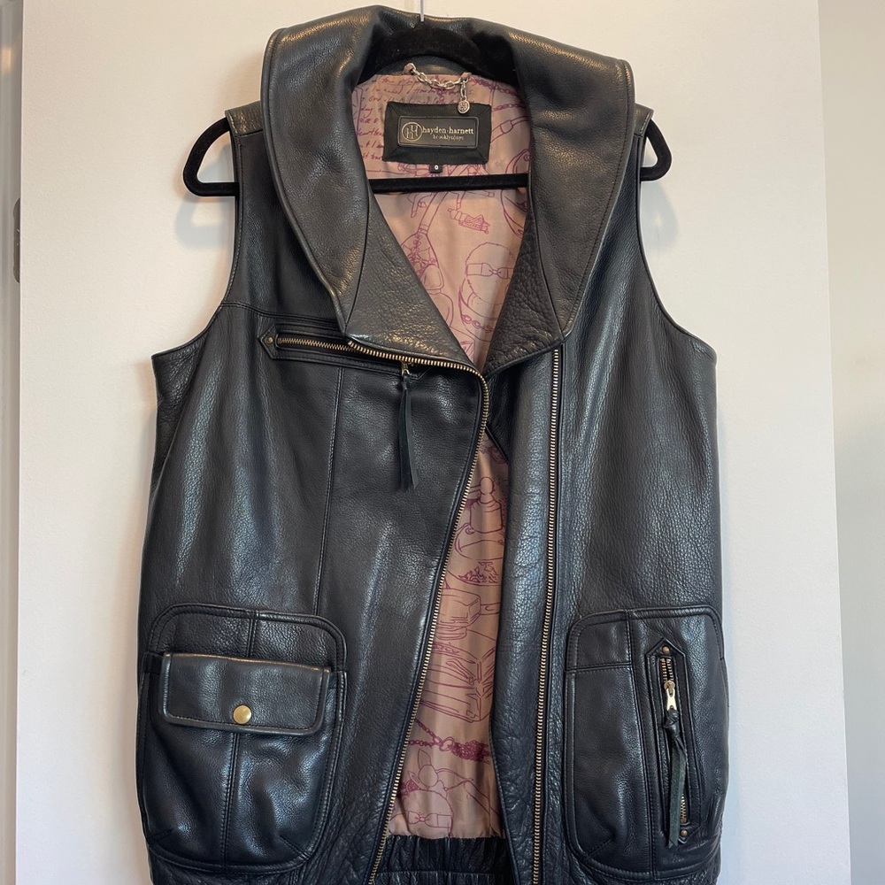 Hayden Harnett Leather Vest